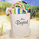 Mrs. Personalized Canvas Tote Bag